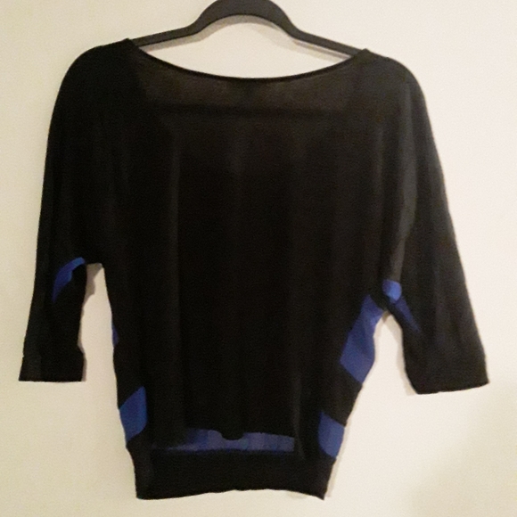Luca Couture Women's See-Through Mid-Sleeve Tee - Picture 5 of 11